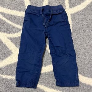 Gap Baby Toddler Pull-on Blue Khakis Pants Size 18-24 Month